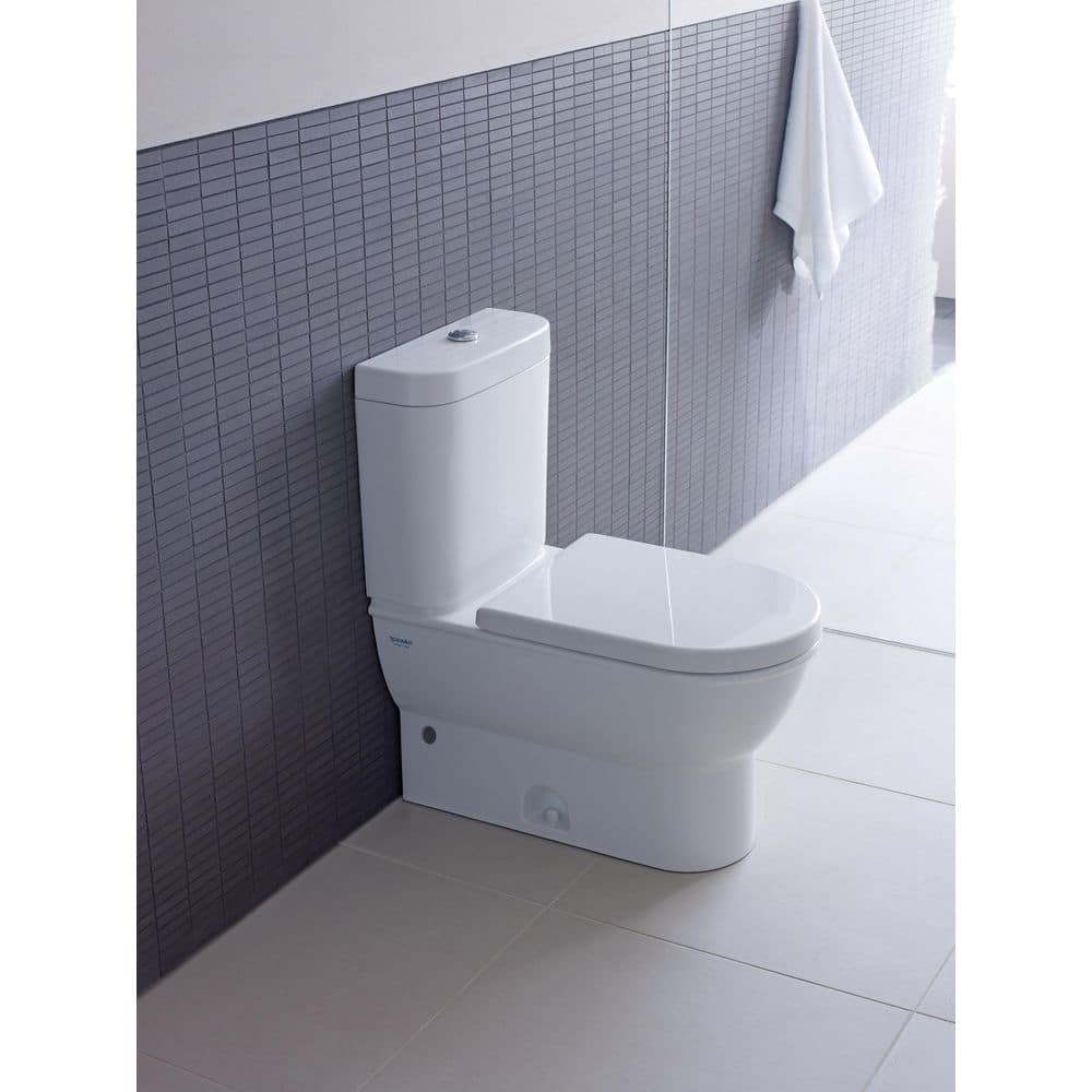 White Elongated Plastic Toilet Seat with Stainless Steel Hinges