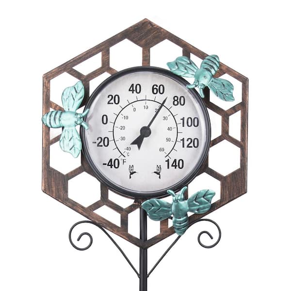  MUMTOP Indoor Outdoor Thermometer Hummingbird Waterproof  Wall-Mounted Thermometer Exquisite Decoration Does not Require Any Battery  : Patio, Lawn & Garden
