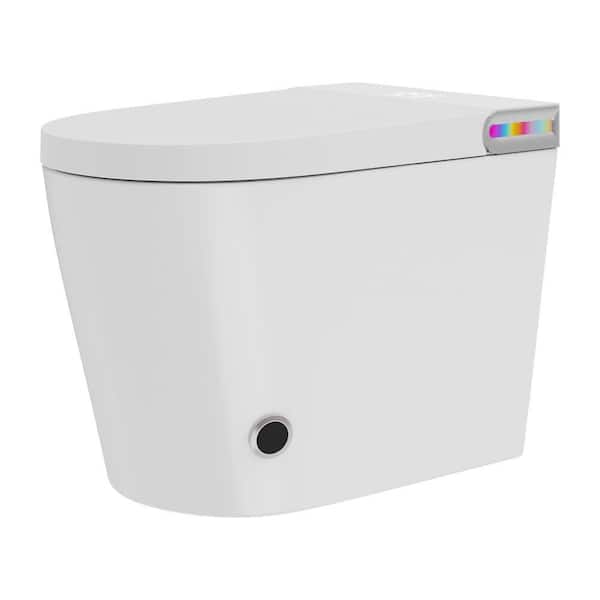 MEDUNJESS Elongated Smart Bidet Toilet with Heated Seat & Remote Control