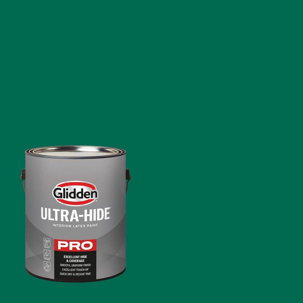 Glidden Ultra-Hide 1 gal. PPG1140-7 Peacock Green Satin Interior