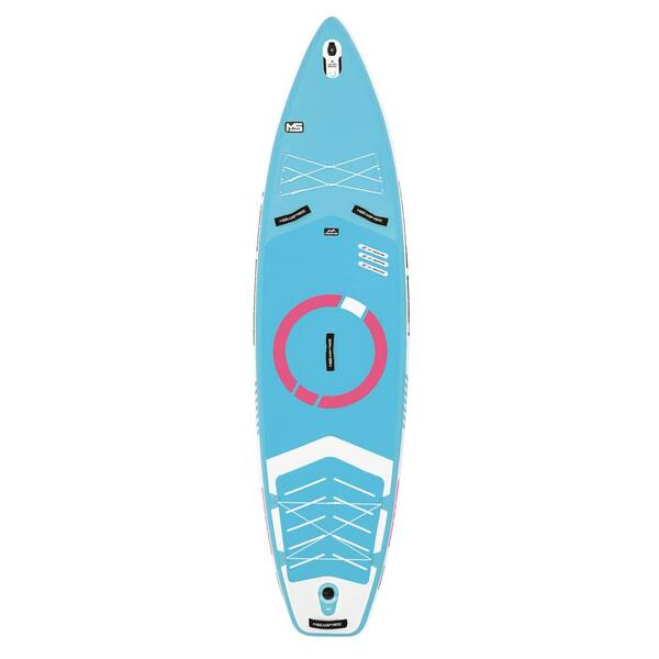 Afoxsos 11 ft. Blue PVC Inflatable Stand Up Paddle Board with Accessories