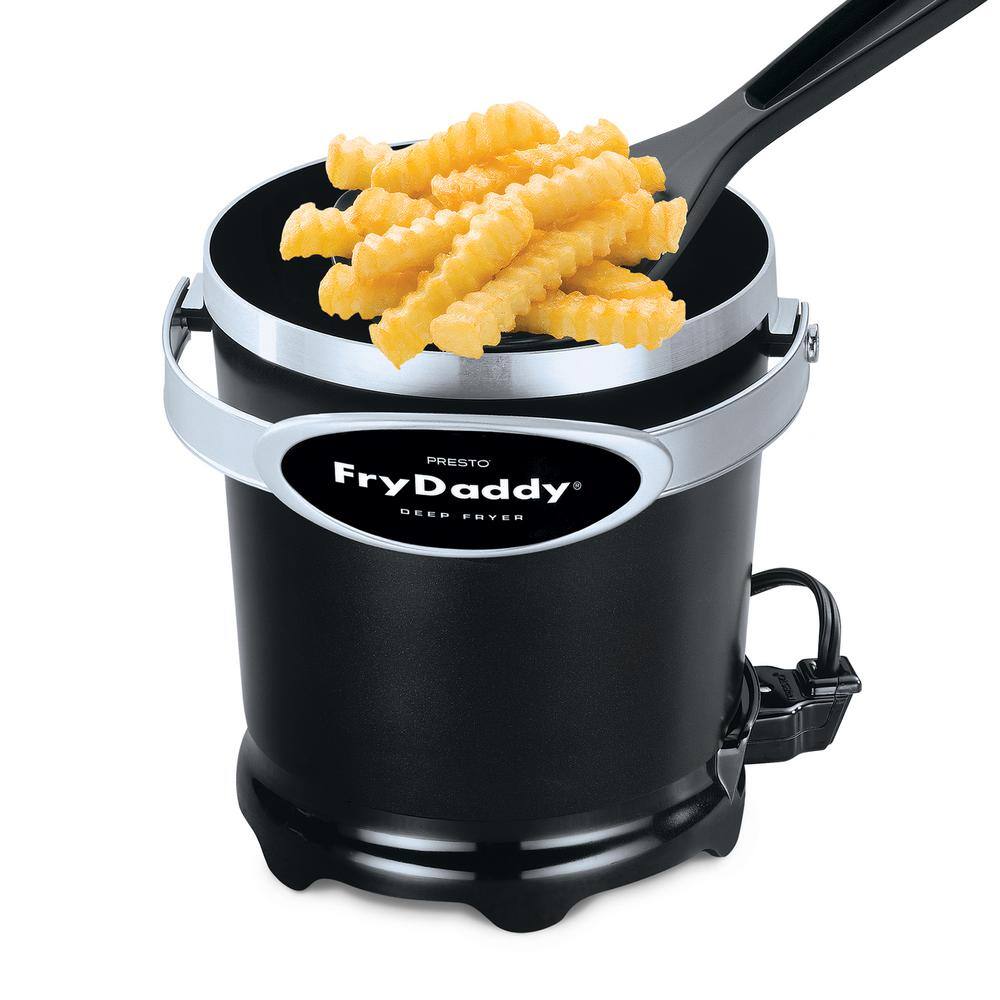 Presto FryDaddy Black Aluminum Electric Deep Fryer