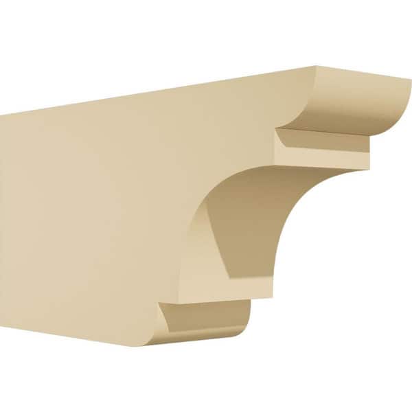 Ekena Millwork Standard New Brighton 3 in. W x 6 in. H x 12 in. D Signature Urethane Rafter Tail Outlooker
