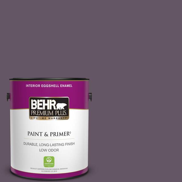 BEHR PREMIUM PLUS 1 gal. Home Decorators Collection #HDC-CL-03 Grand Grape Eggshell Enamel Low Odor Interior Paint & Primer