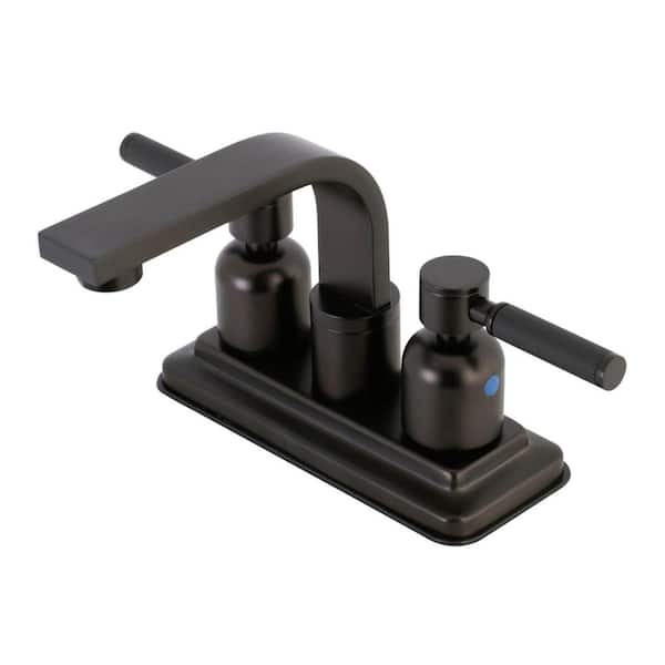 Kingston Brass Kaiser 4 in. Centerset 2-Handle Bathroom Faucet in Oil Rubbed Bronze