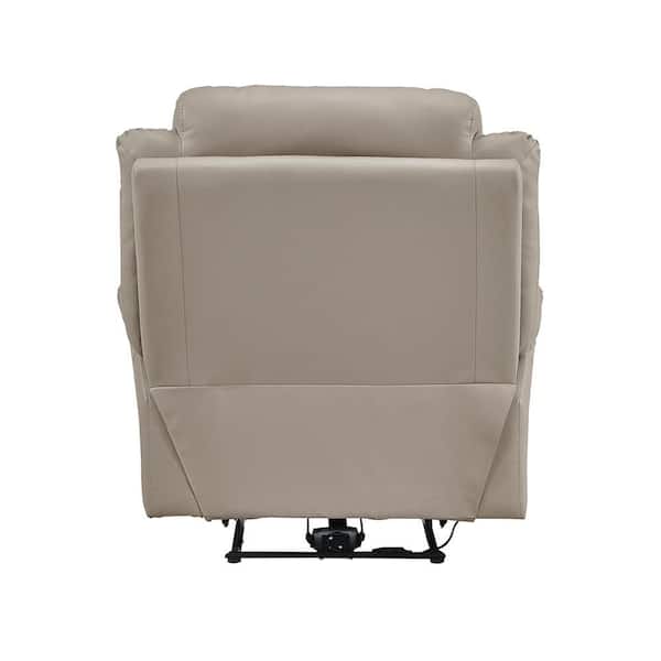 Lazzara Emillia Latte Leather Power Reclining Chair 9629LTE-1PW