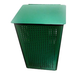 Pet Station Aluminum Trash Receptacle with Lid