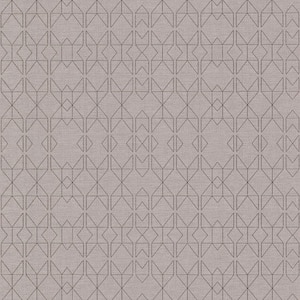 Paititi Silver Diamond Trellis Non Woven Paper Non-Pasted Metallic Wallpaper