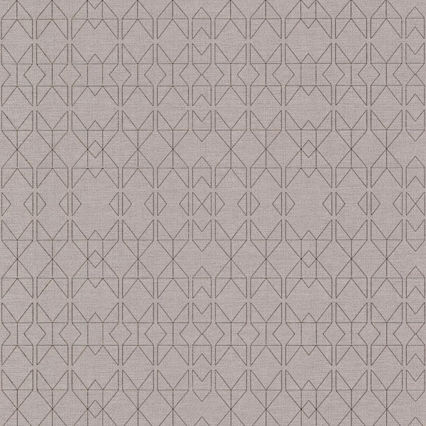 A-Street Prints Paititi Silver Diamond Trellis Non Woven Paper Non-Pasted Metallic Wallpaper
