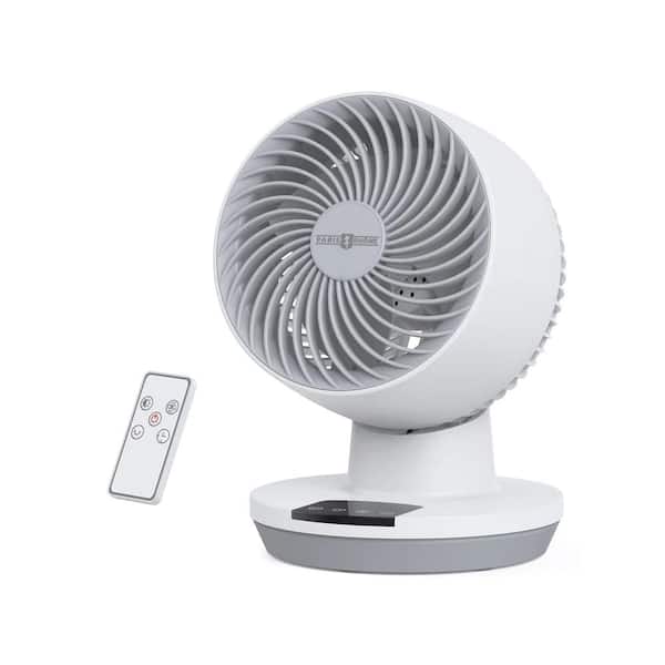 Paris Rhône 11 in. 3-Fan Speeds Tower Fan in White with Smooth Oscillation