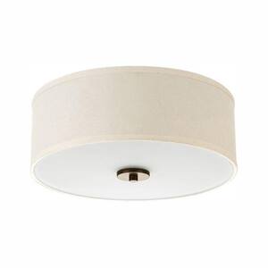 Inspire Collection Antique Bronze Integrated LED Transitional Kitchen Ceiling Light Drum Flush Mount