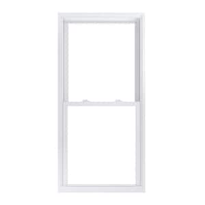 29.75 in. x 61.25 in. 70 Pro Series Low-E Argon Glass Double Hung White Vinyl Replacement Window, Screen Incl