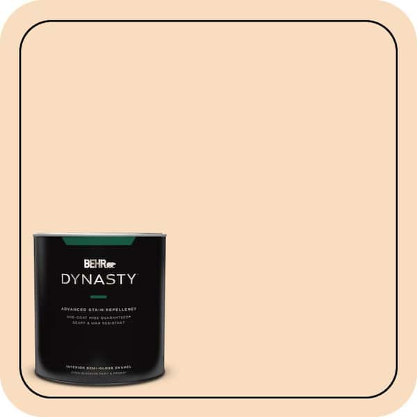 BEHR DYNASTY 1 qt. #M240-2 Pinch of Pearl Semi-Gloss Enamel Interior Stain-Blocking Paint & Primer