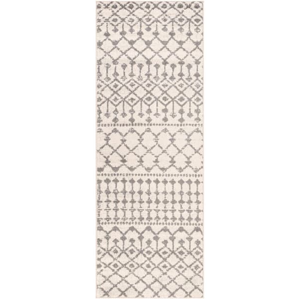 Ezio Khaki 2 ft. 7 in. x 7 ft. 3 in. Area Rug