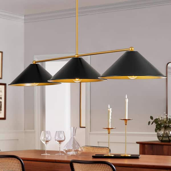 Rennnsan John 3-Light Modern Linear Chandelier