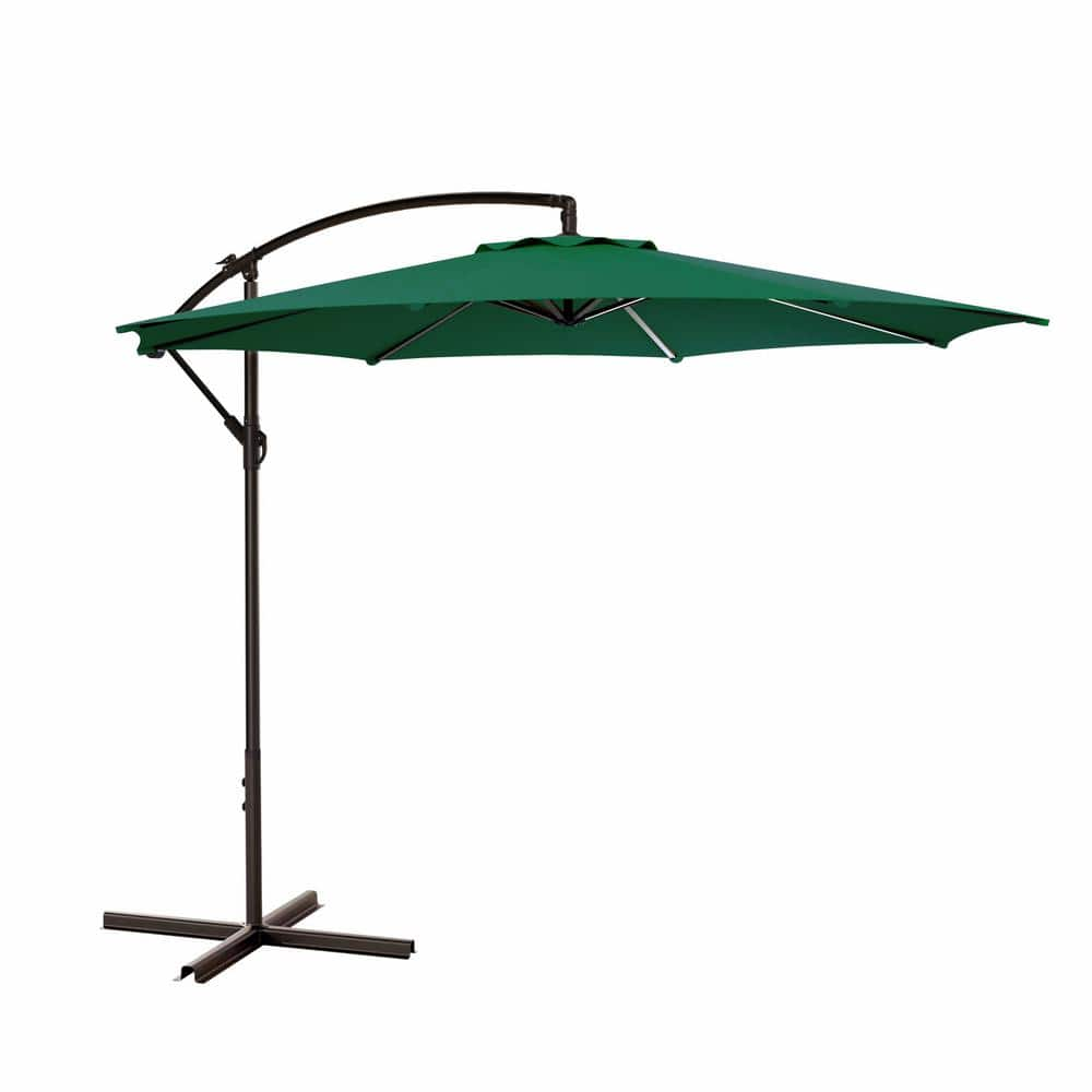 WESTIN OUTDOOR Bayshore 10 ft. Cantilever Hanging Patio Umbrella in ...