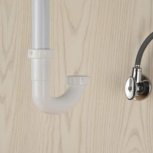 Everbilt 1-1/4 in. P-Trap J-Bend Plastic 101111B - The Home Depot