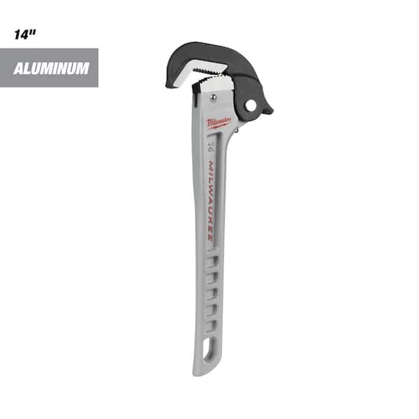 Milwaukee 14 in. Self-Adjusting Aluminum Pipe Wrench