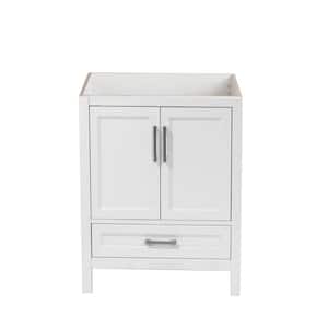 Salerno 25 in. W x 19 in. D Bath Vanity Cabinet Only in White