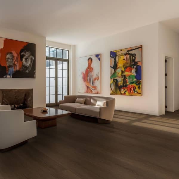 Adlerstone 30 MIL x 9 in. W x 48 in. L Waterproof Click Lock Luxury Vinyl Plank Flooring (17.96 sq.ft./Case)