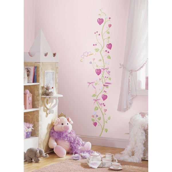 RoomMates 5 in. x 19 in. Fairy Princess Peel and Stick Growth Chart