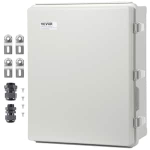 Electrical Junction Box 13.78 in. x 9.84 in. x 5.90 in. ABS Plastic Electrical Enclosure Box with Hinged Cover