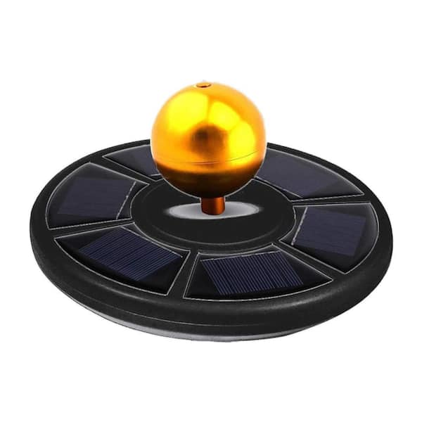 Phewnyzo 555 Lumens 111 LED Outdoor Super Bright Automatic Solar Powered Flag Pole Light in Black