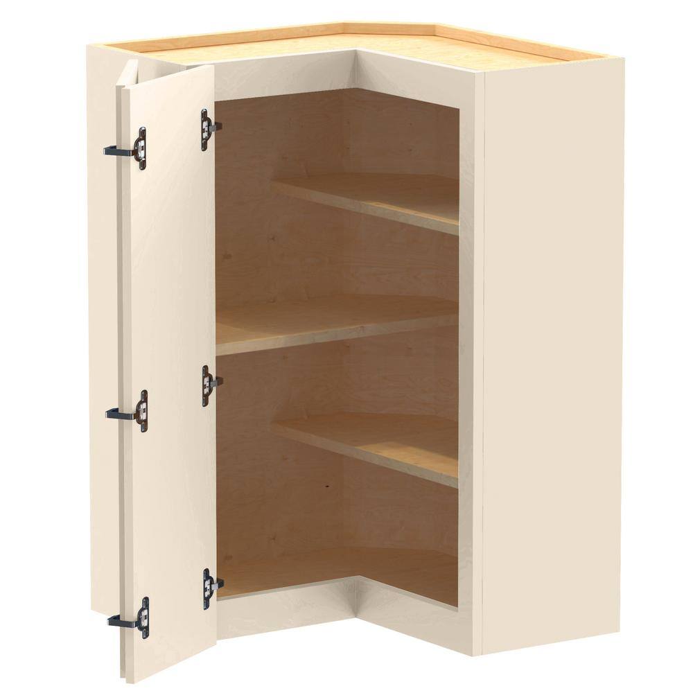 Newport 24 in. W x 12 in. D x 36 in. H Assembled Plywood Corner Wall Kitche