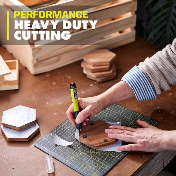 2-in-1 Hobby Knife w/ Blade Storage with A4 Self-Healing Cutting Mat