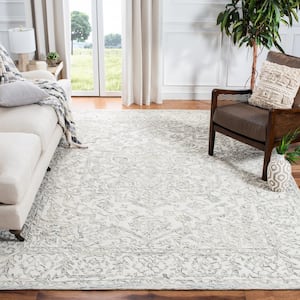 Trace Ivory/Charcoal 8 ft. x 10 ft. High-Low Area Rug