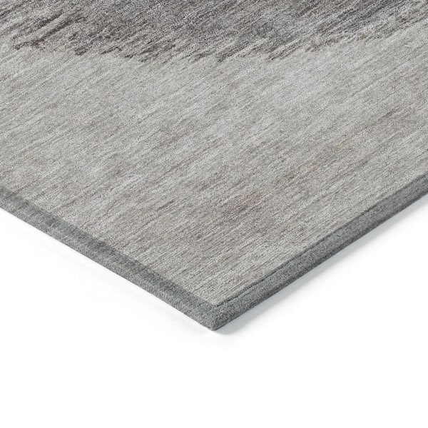 Chantille Machine Washable Indoor/Outdoor Abstract ACN2001 Taupe 8 ft. x 10 ft. Area Rug