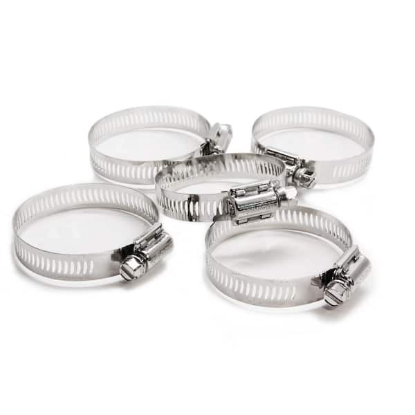 FOREVERBOLT Marine Grade 300 Series Stainless Steel, SAE #28 Worm Gear Hose Clamp treated with NL-19