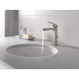 Xander Single Hole Single-Handle Bathroom Faucet with Hi-Arc Spout in Brushed Nickel