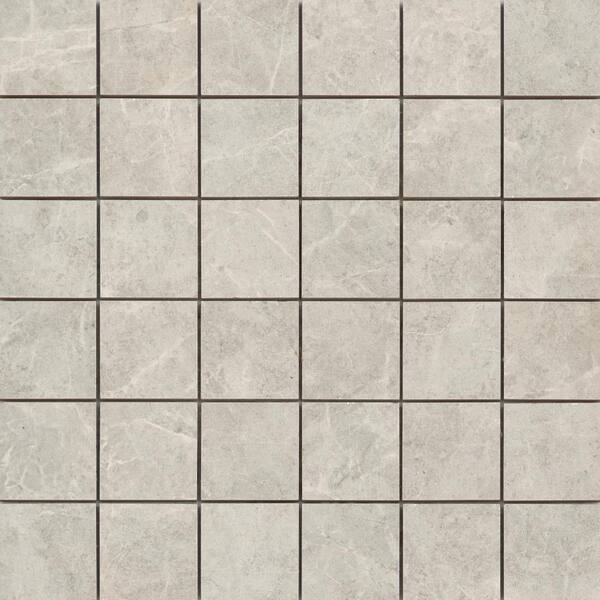 EMSER TILE Havana Silver 12.28 in. x 12.28 in. Squares Matte Ceramic Mosaic Tile (1.048 sq. ft./Each)