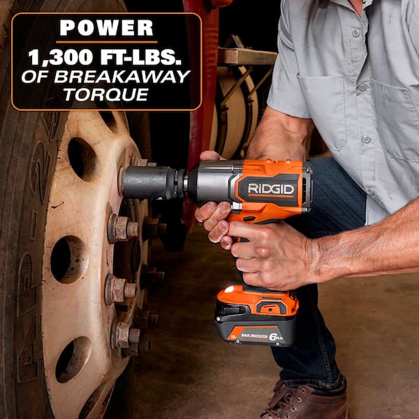 RIDGID 18V Brushless Cordless 3/4 in. High Torque Impact Wrench