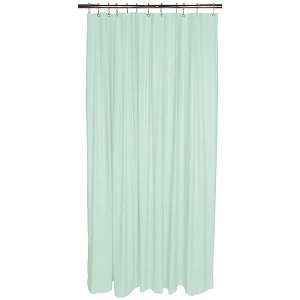 Bath Bliss Heavy Grommet Shower Liner, Mint Green Shower Curtain Liner