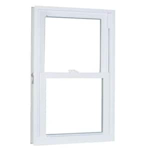 27.75 in. x 65.25 in. 70 Pro Series Low-E Argon Glass Double Hung White Vinyl Replacement Window, Screen Incl