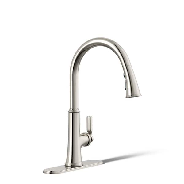 KOHLER Adva Single Handle 3-Function Pull Down Sprayer Kitchen