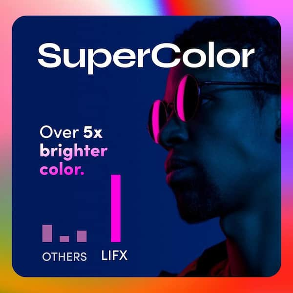 LIFX 6.5 ft. Smart Multi-Color RGBW Wi-Fi Plug-In Neon Flex Integrated LED  Strip Light, Works with Alexa/Google/HomeKit/Siri LFXNEON6.5 - The Home  Depot