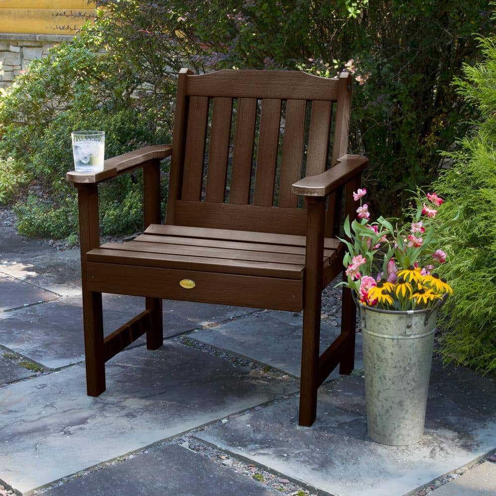 Weathered Acorn Synthetic Wood Outdoor Garden Chair