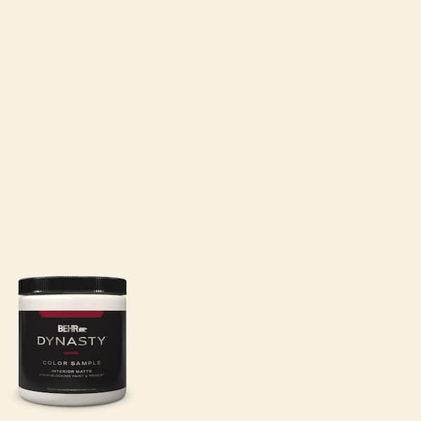 BEHR DYNASTY 8 oz. #GR-W14 Coconut Twist Matte Stain-Blocking Interior/Exterior Paint and Primer Sample