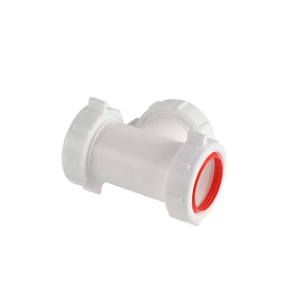 Everbilt 1-1/2 in. P-Trap Tee SJ Plastic 101303A