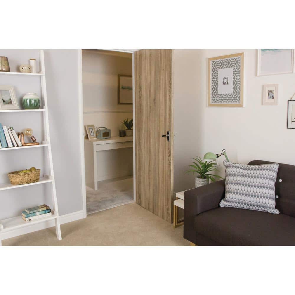 Brown Sonoma Oak 26 in. x 78 in. Home Decor Self Adhesive Film