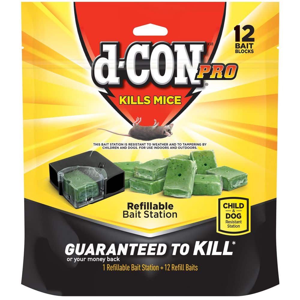 D-Con Bait Station Blocks For Mice