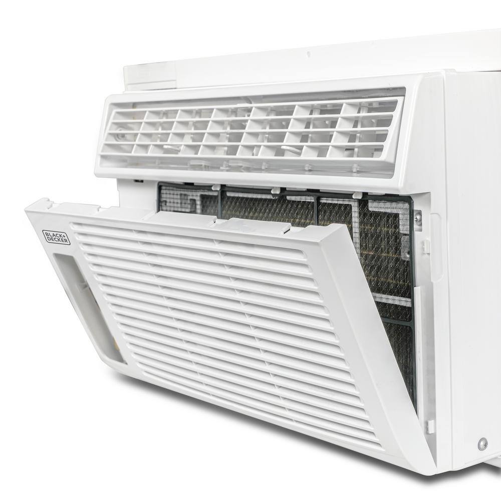 White 8000 BTU Window Air Conditioner with Remote Control