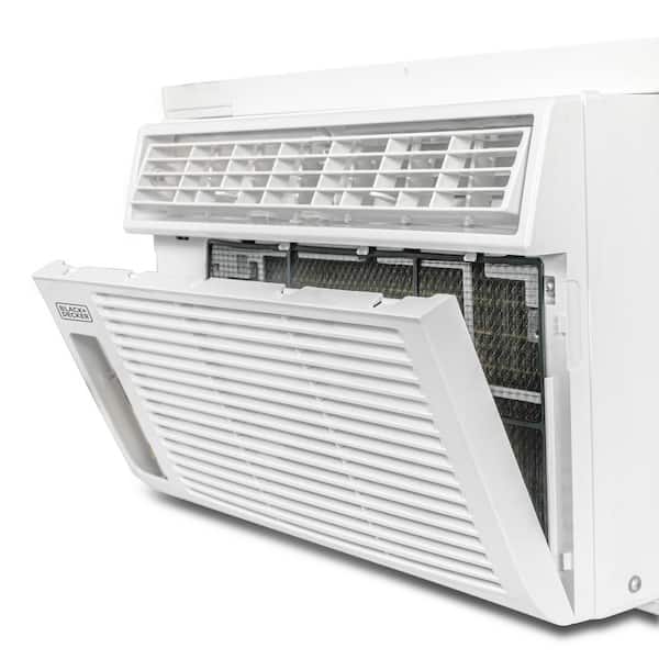 BLACK+DECKER 10,000 BTU 115V Window Air Conditioner Cools 450 Sq. Ft. with  Remote Control in White BD10WT6 - The Home Depot