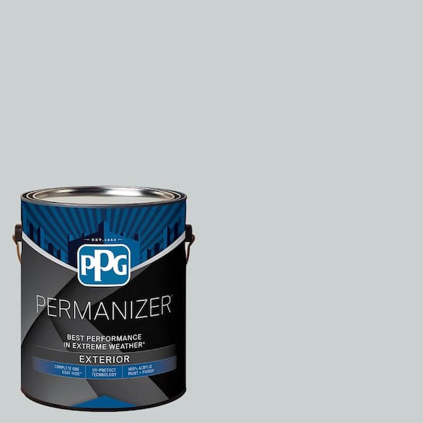 1 gal. PPG1039-1 Ghost Whisperer Flat Exterior Paint