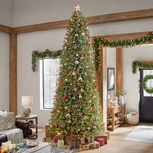 12 ft. Pre-Lit LED Jackson Noble Fir Artificial Christmas Tree