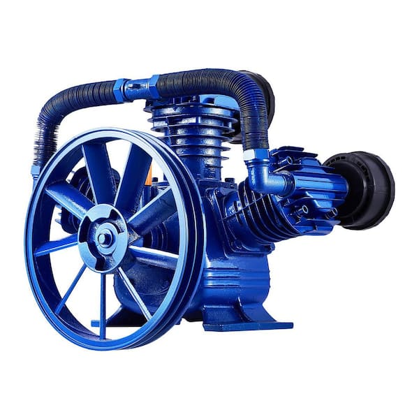 Air Compressor Pump Head, 10HP 17. 5CFM @ 90PSI, 3-Cylinder Oil Lubricated Air Compressor Piston Pump Head