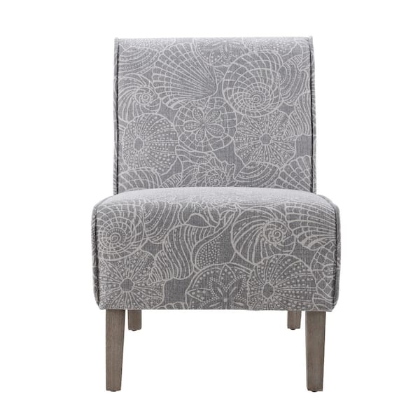 slipper chair gray